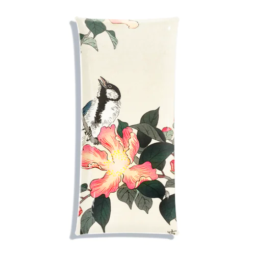 小原古邨　椿に四十雀  Ohara Koson / Great tit on branch with pink flowers  Clear Multipurpose Case