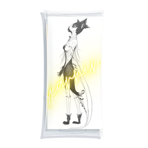 猫の妖精は未知の世界に憧れている！ Cat fairies yearn for the unknown! Clear Multipurpose Case