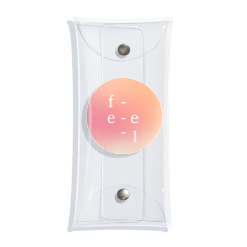 f-e-e-l しろ○ Clear Multipurpose Case