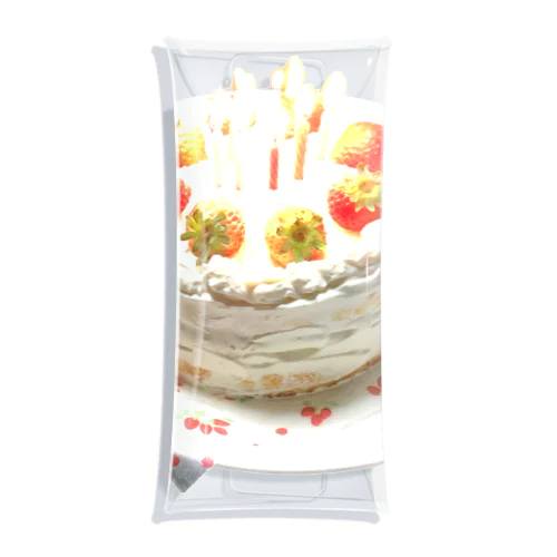 🍓birthday cake 🎂 クリアマルチケース