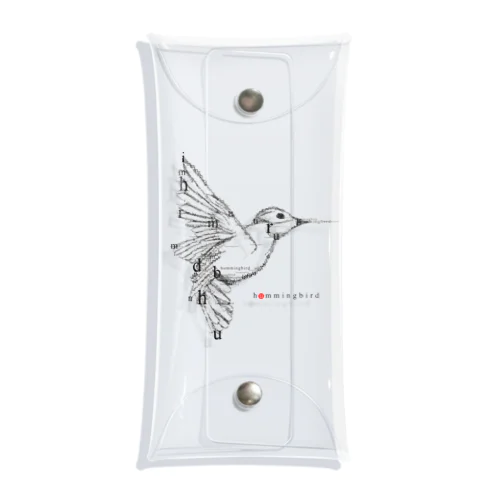 フォントイラストレーション『hummingbird（ハミングバード・ハチドリ）』 Clear Multipurpose Case