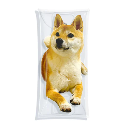 柴犬おかゆ Clear Multipurpose Case