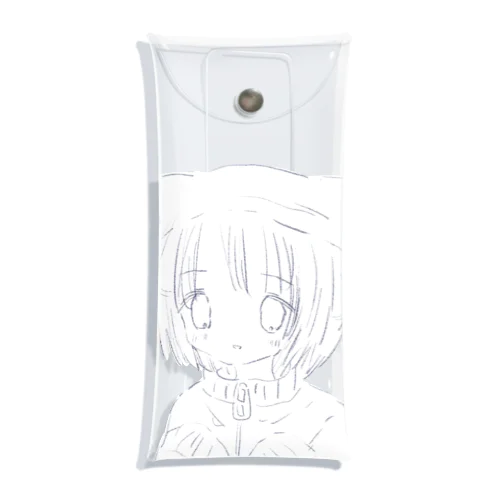 ふわねこ・しんどろ～む Clear Multipurpose Case