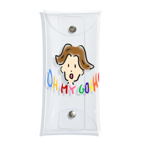 OH MY GOSH なショートヘアの女の子 Clear Multipurpose Case