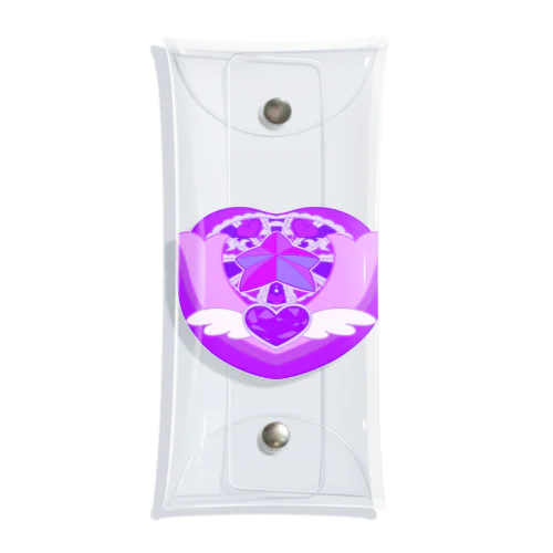 魔法少女♡コンパクト purple Clear Multipurpose Case