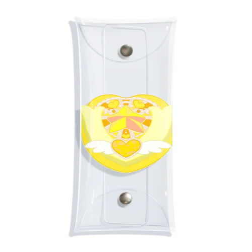 魔法少女♡コンパクト yellow Clear Multipurpose Case