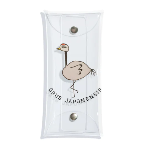 『Grus Japonensis』＝タンチョウヅル Clear Multipurpose Case