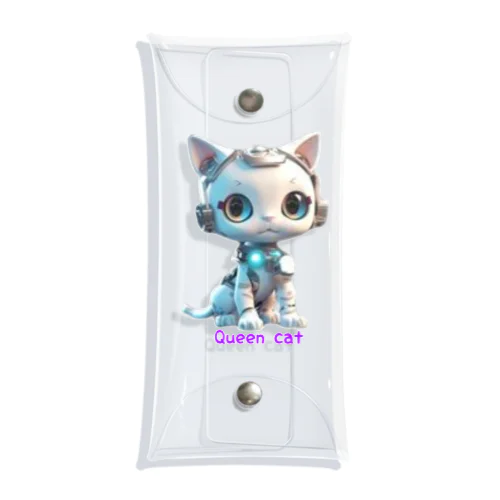 Queen Cat-Roid Clear Multipurpose Case