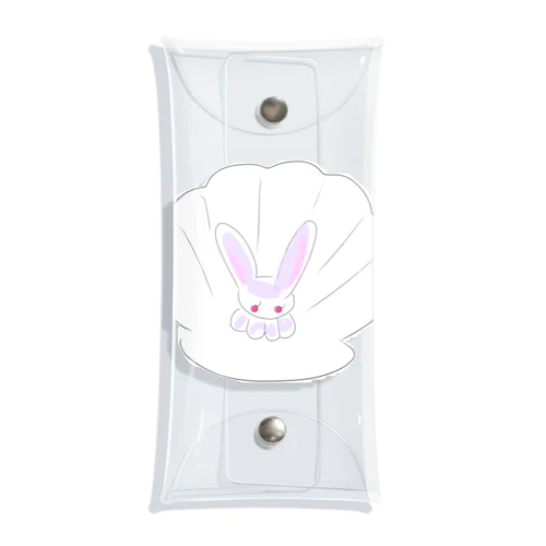 貝がらと、ネコうさ🐰 Clear Multipurpose Case