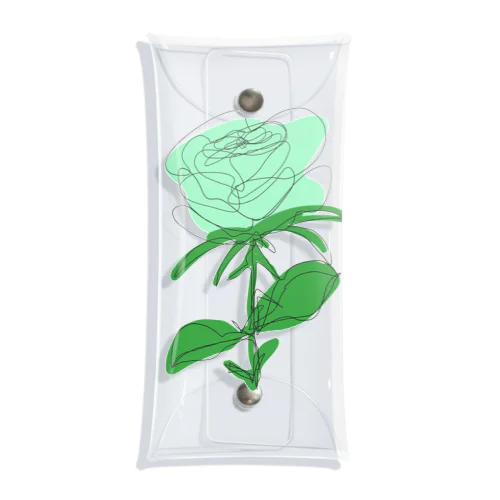 my ROSE グリーン Clear Multipurpose Case