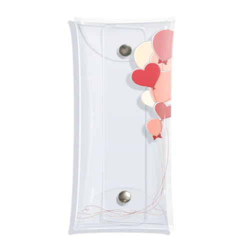 big red balloons Clear Multipurpose Case