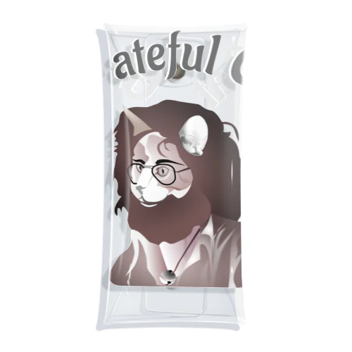 Grateful Cat h.t. Clear Multipurpose Case