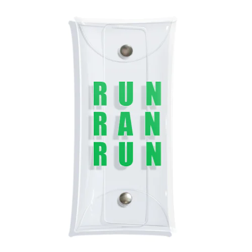 RUN RAN RUN Clear Multipurpose Case