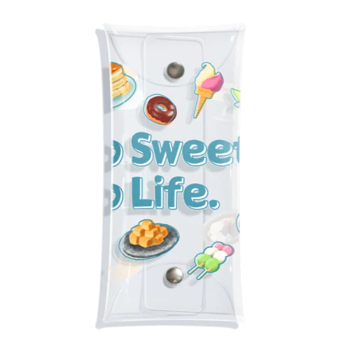 No Sweets,No Life. Clear Multipurpose Case