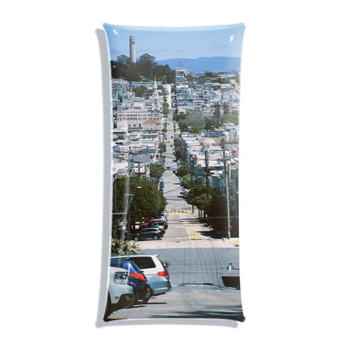 サンフランシスコの坂 Clear Multipurpose Case