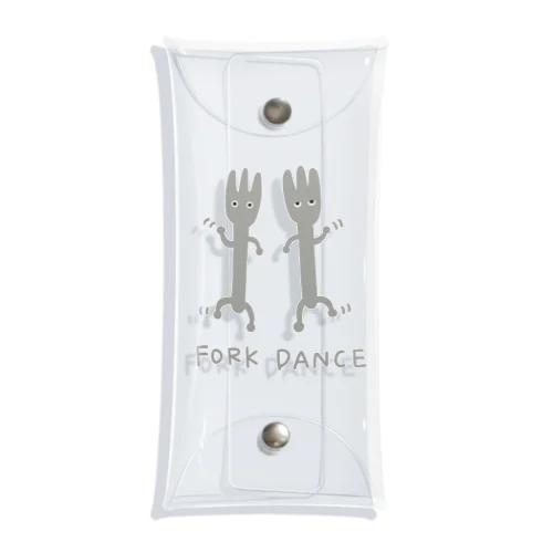 FORK DANCE Clear Multipurpose Case