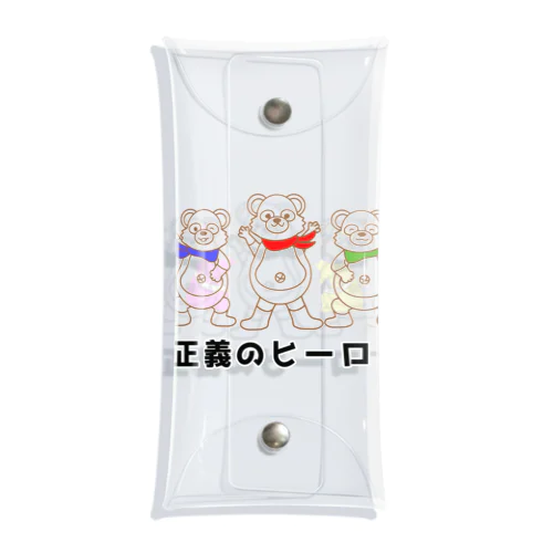 正義のヒーロー Clear Multipurpose Case