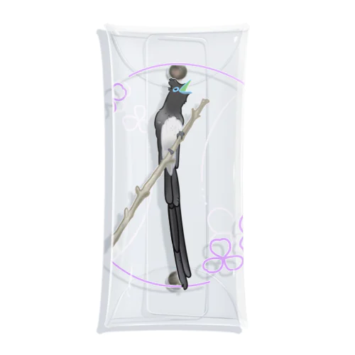 サンコウチョウくん Clear Multipurpose Case