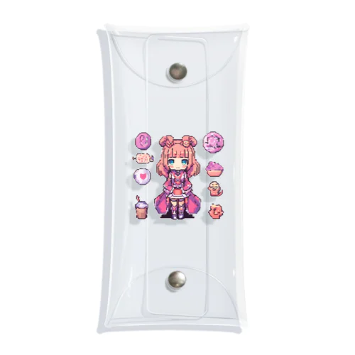 ドット絵魔法少女 Clear Multipurpose Case