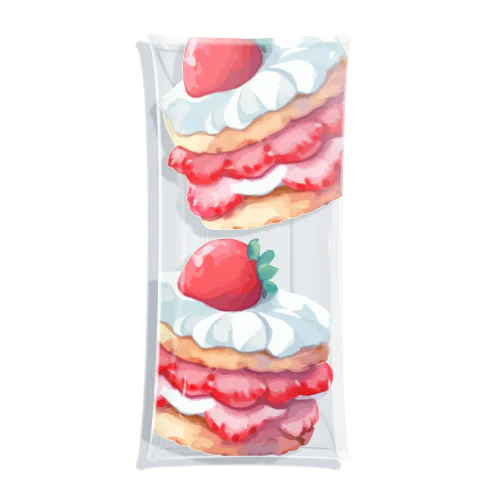 苺のショートケーキ Clear Multipurpose Case