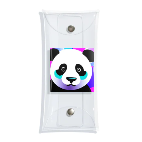 蛍光ポップPANDA Clear Multipurpose Case