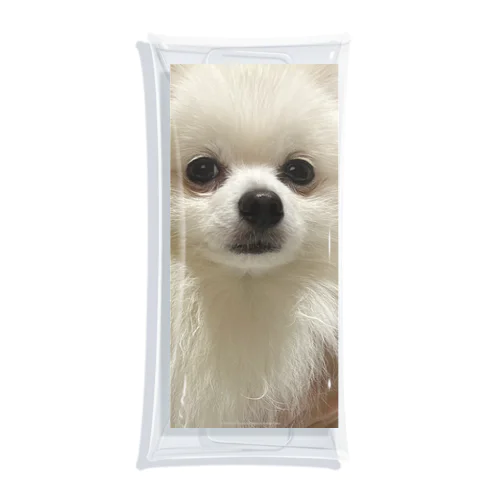 うちの犬のポメ Clear Multipurpose Case