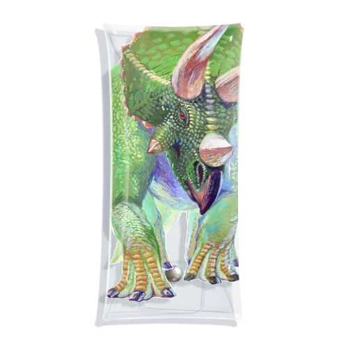 Triceratops Clear Multipurpose Case