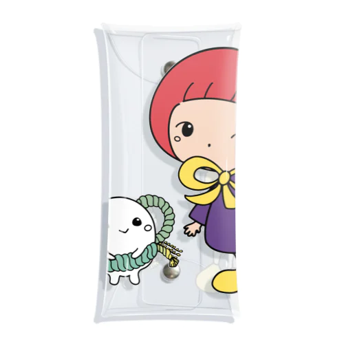 ジモくん・ゆかちゃん Clear Multipurpose Case