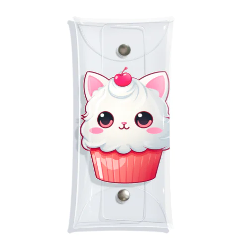 カップケーキの猫ちゃん Clear Multipurpose Case