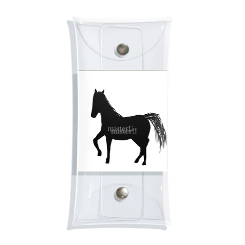  silhouette horse Clear Multipurpose Case