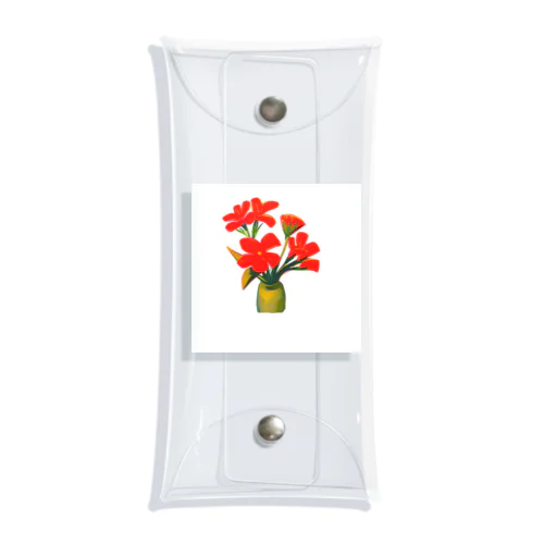 flower Clear Multipurpose Case