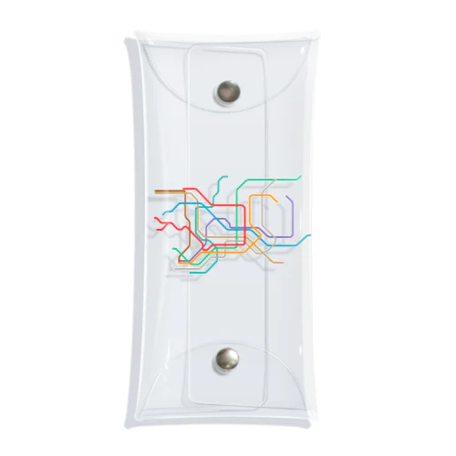 東京メトロ路線図-TOKYO METRO-東京地下鉄路線図- クリアマルチケース