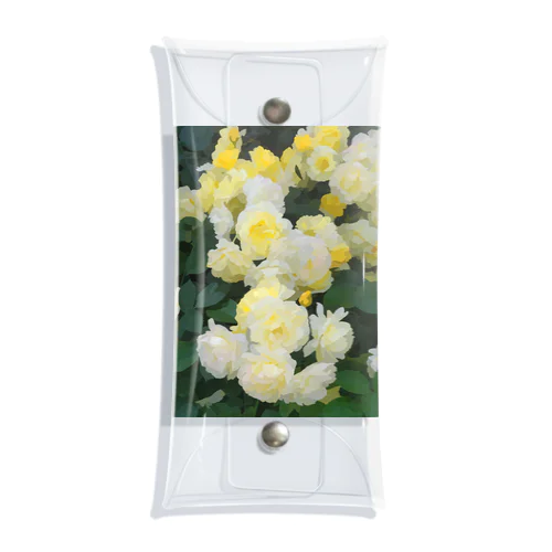 黄色い薔薇の花 Clear Multipurpose Case