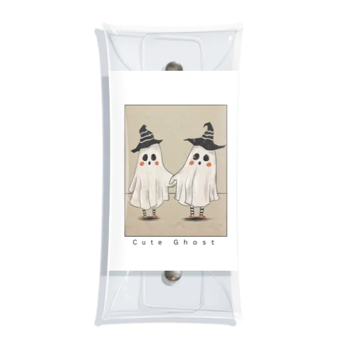 Cute Ghost Clear Multipurpose Case