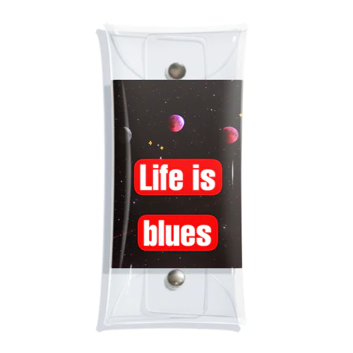 Life is blues Clear Multipurpose Case