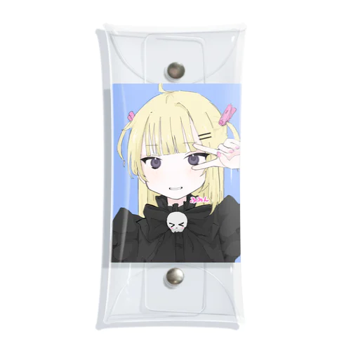 ふみんちゃん Clear Multipurpose Case