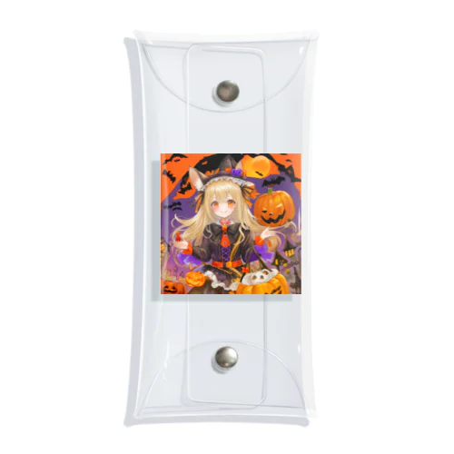 魔女の呪文★チワワのハロウィン変身マジック Clear Multipurpose Case