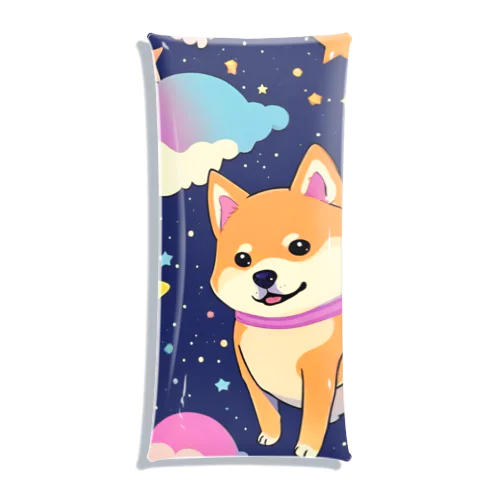 夜空に柴犬 Clear Multipurpose Case