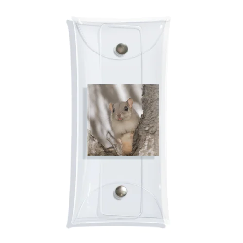 ムササビ　flying squirrel Clear Multipurpose Case