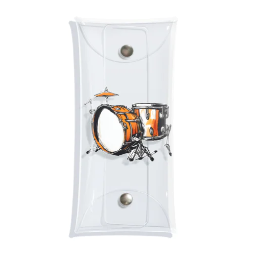 シンプルdrum Clear Multipurpose Case