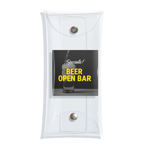 BEER-ビール Clear Multipurpose Case