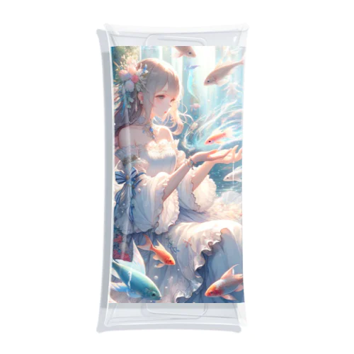 魚と少女 Clear Multipurpose Case