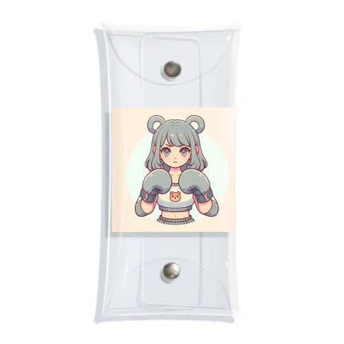 戦うクマ子 Clear Multipurpose Case