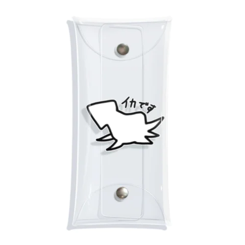 イカです Clear Multipurpose Case