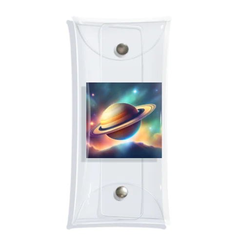 POWER OF SATURN Clear Multipurpose Case