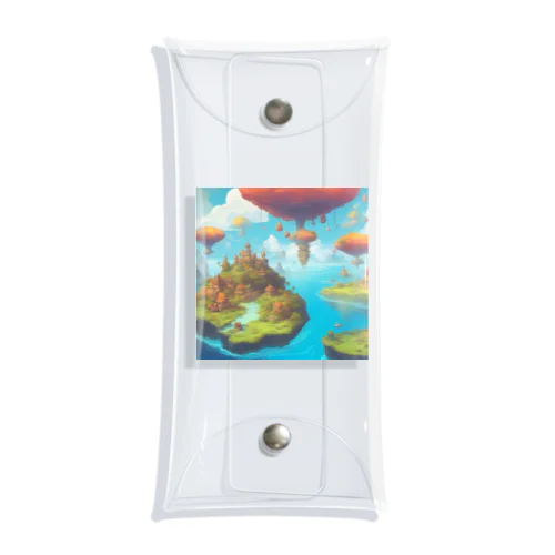  幻想の浮遊アイランド コレクション（Fantastical Levitating Islands Collection） Clear Multipurpose Case