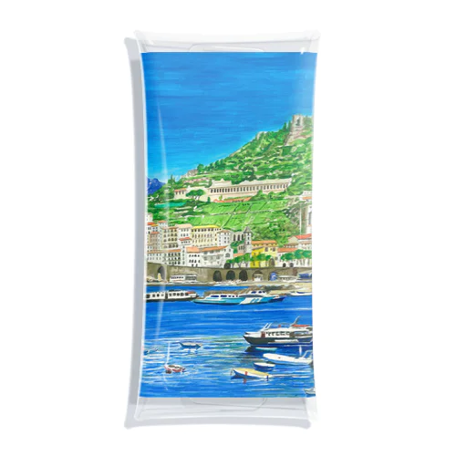 イタリアの港の風景 Clear Multipurpose Case