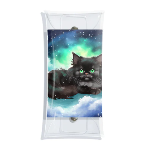雲の上の黒猫03 Clear Multipurpose Case