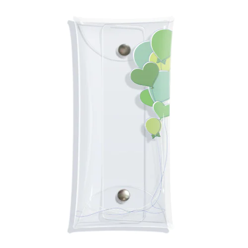 big green balloons Clear Multipurpose Case