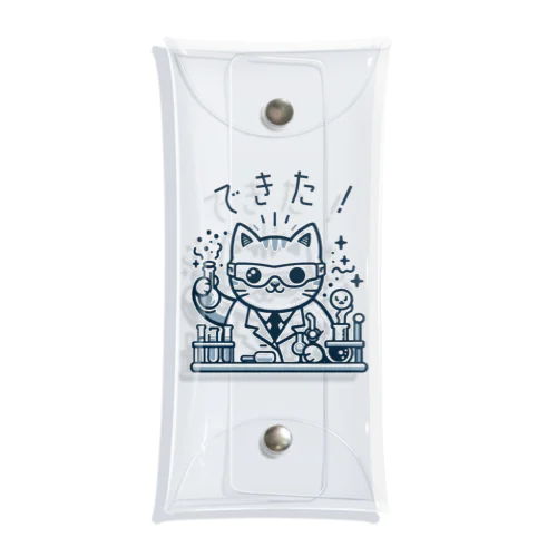 発明家の猫ちゃん Clear Multipurpose Case